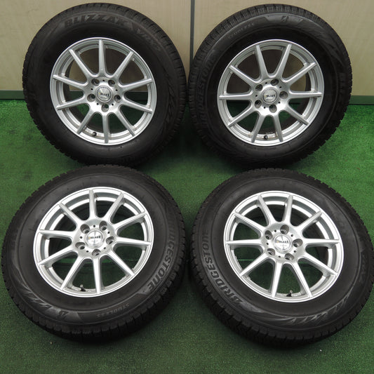 *送料無料*バリ溝！キレイ！9.5分★スタッドレス 215/65R16 ブリヂストン ブリザック VRX2 Smart MANARAY SPORT PCD114.3/5H★3112401TNス