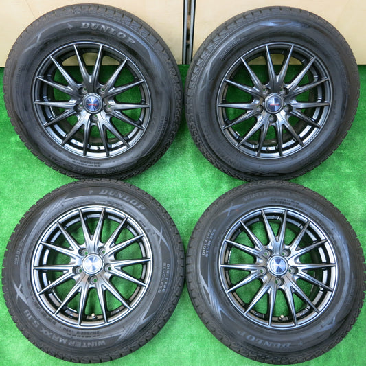 *送料無料*バリ溝！19年！キレイ！9.5分以上★スタッドレス 215/65R16 ダンロップ ウインターマックス SJ8 VELVA SPORTZ 16インチ PCD114.3/5H★3110306イス