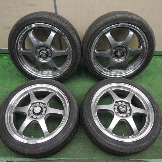 *送料無料* バリ溝!9分★S-HOLD 165/50R15 グッドイヤー イーグル LS2000 hybrid2 15インチ PCD100/4H★4021719HAノ