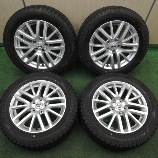 *送料無料*超バリ溝!21年!ほぼ10分★日産 Y50 フーガ 純正 225/55R17 スタッドレス ダンロップ ウインターマックス WM02 17インチ PCD114.3/5H★3122920HAス