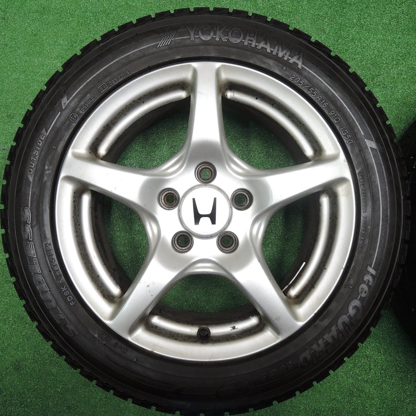 [送料無料]4本価格★ホンダ S2000 純正 205/55R16 スタッドレス ヨコハマ アイスガード iG50 16インチ PCD114.3/5H★3081003NJス