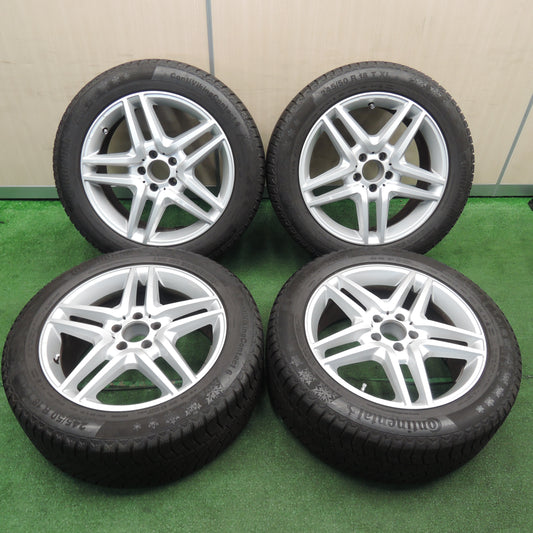 *送料無料*バリ溝！キレイ！8.5分★ベンツ 等 EURO FORSCH 245/50R18 コンチネンタル コンチバイキング コンタクト6 ユーロフォルシュ PCD112/5H★3111709NJス