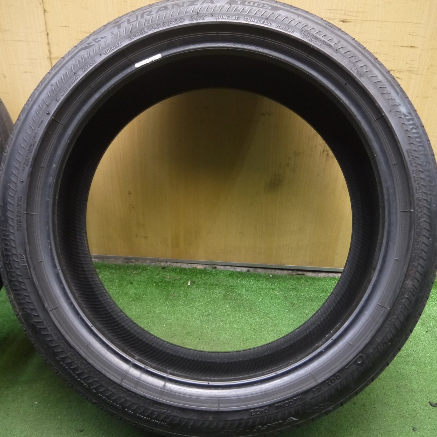 *送料無料* 4本価格！23年★245/45R20 ブリヂストン トランザ T005 ランフラット タイヤ 20インチ BMW レクサス 等★4031210Hノタ