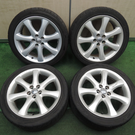 *送料無料* バリ溝!20年!9.5分★トヨタ ウィッシュ 純正 215/45R17 ダンロップ DIREZZA DZ101 DZ102 17インチ PCD100/5H★4020313HAノ