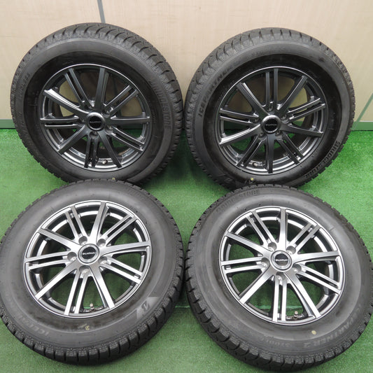 *送料無料*バリ溝!21年!キレイ!ほぼ10分★スタッドレス 215/60R16 ブリヂストン アイスパートナー2 BALMINUM バルミナ 16インチ PCD114.3/5H★3122305HAス