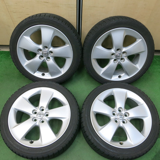 *送料無料*4本価格★トヨタ 30系 プリウス ツーリング 純正 215/45R17 スタッドレス ヨコハマ アイスガード iG52C 17インチ PCD100/5H★3100509イス