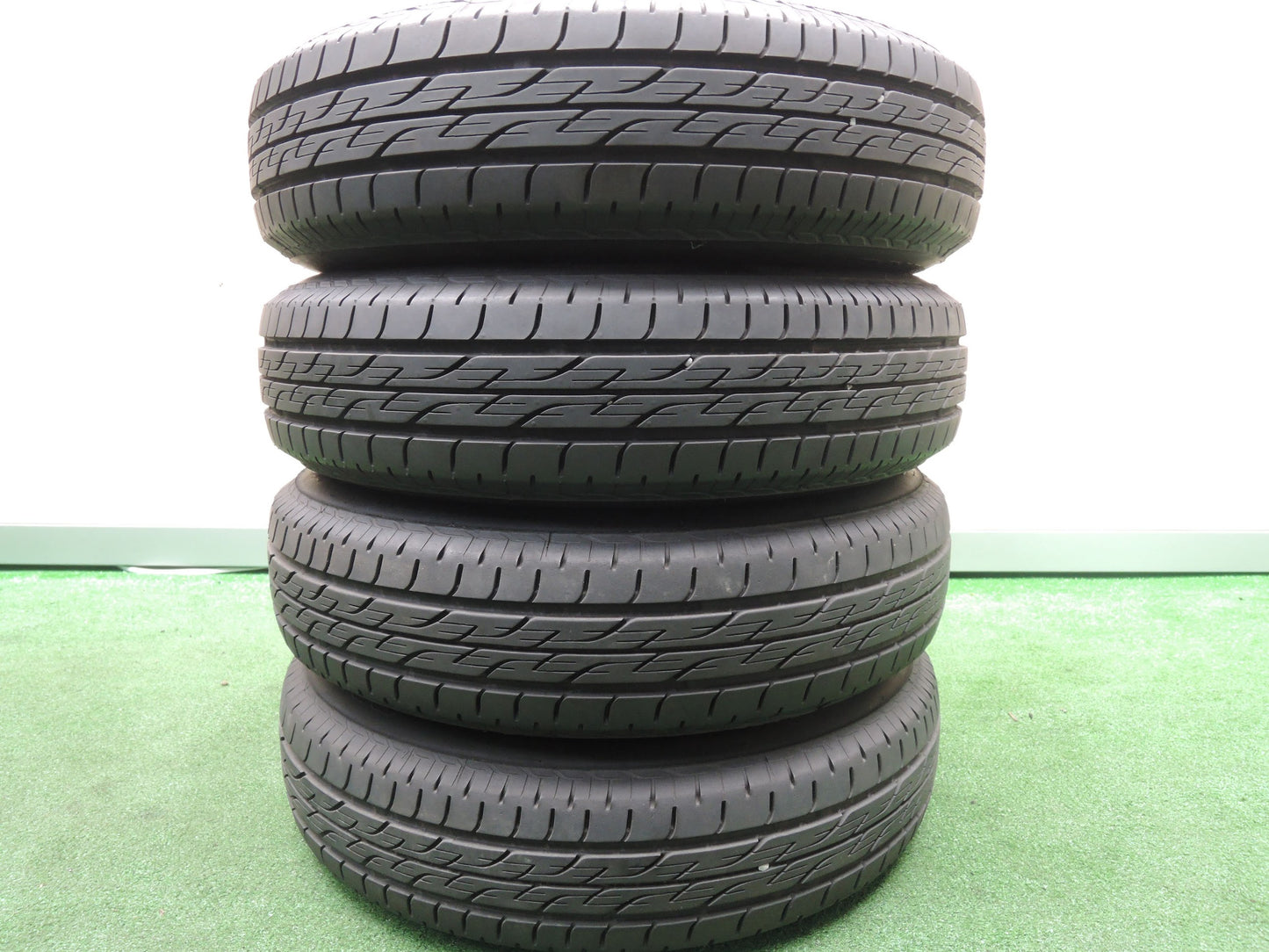 [送料無料]バリ溝！19年！ほぼ10分★ホンダ N-BOX 純正 スチール 145/80R13 ブリヂストン ネクストリー エコピア 13インチ PCD100/4H★3110301HAノ