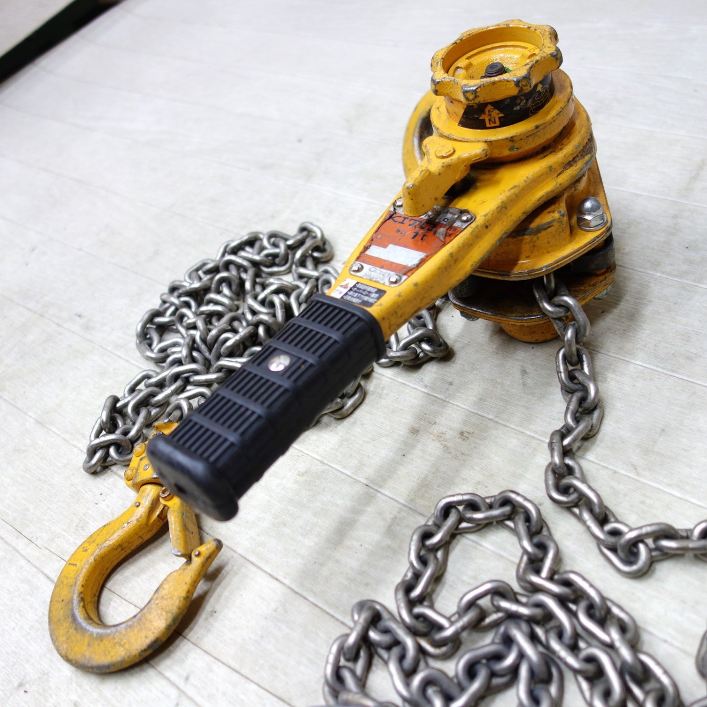 [送料無料] ◆KITO キトー レバーブロック LB010 L5形 1t CHAIN V-5.6×15.7mm ガッチャ 1トン◆