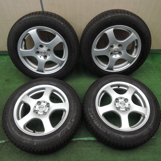 *送料無料* バリ溝!9分★日産 キューブ 純正 175/65R15 スタッドレス ミシュラン X-ICE XI3 15インチ PCD100/4H★4021605NJス