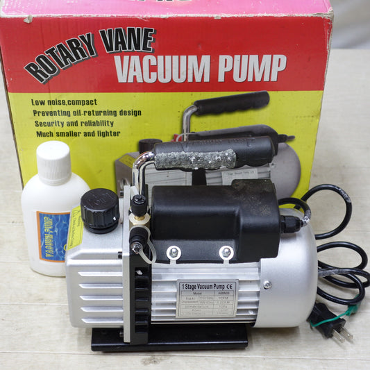 [送料無料] ◆ROTARYVANE ロータリーベーン バキュームポンプ A68N05 真空ポンプ 電動工具 100V◆