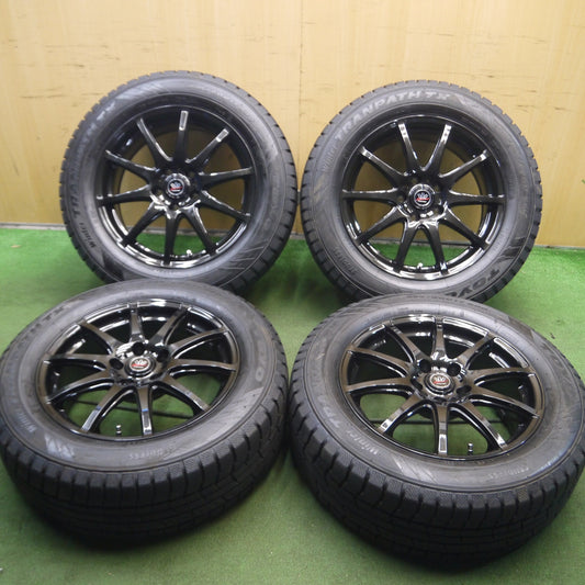 *送料無料* 超バリ溝!22年!キレイ!ほぼ10分★LOXARNY SPORT BADX 225/60R17 スタッドレス トーヨー ウインタートランパス TX ロクサーニ PCD114.3/5H★4021614Hス