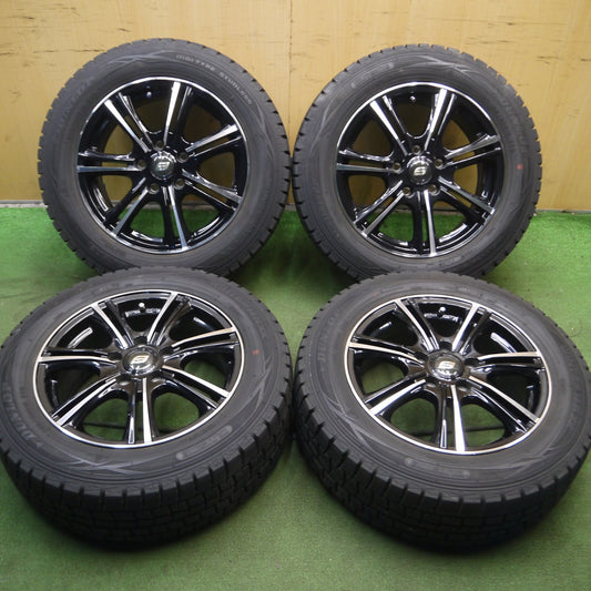 *送料無料*バリ溝!9.5分★スタッドレス 205/60R16 ダンロップ ウインターマックス WM01 STRANGER ストレンジャー 16インチ PCD114.3/5H★4012908Hス
