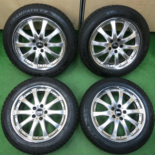 *送料無料*バリ溝!20年!9.5分以上★スタッドレス 225/55R18 トーヨー ウインター トランパス TX TMW TECNO MOTOR WORKS 18インチ PCD114.3/5H★3122504イス