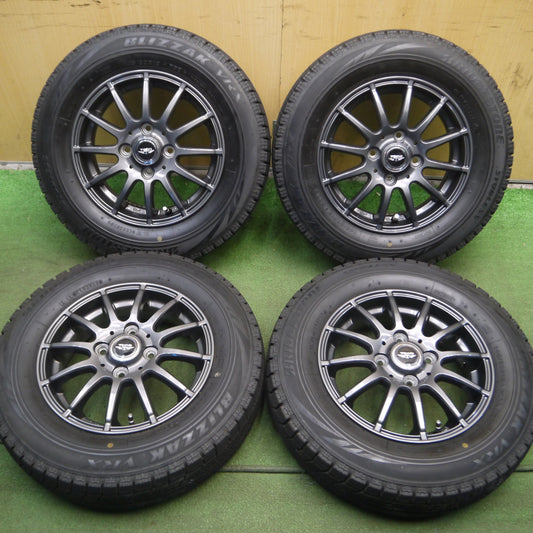 *送料無料* バリ溝!キレイ!8.5分★スタッドレス 145/80R13 ブリヂストン ブリザック VRX TEAD テッド 13インチ PCD100/4H★4021307Hス