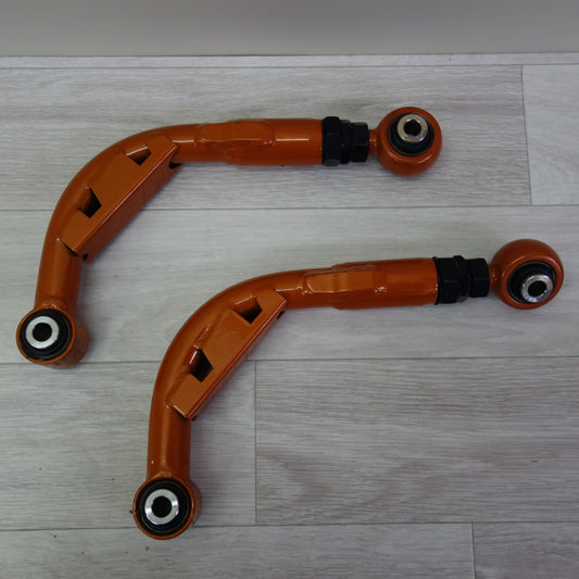 [送料無料] 美品☆SKID RACING リアアッパーアーム SSMZ-102 車 パーツ カスタム スキッドレーシング☆