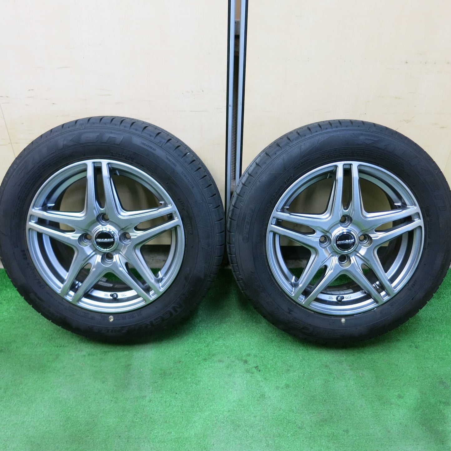 [送料無料]バリ溝！21年！キレイ！9.5分★175/65R14 WAREN HOT STUFF ファルケン シンセラ SN832i ヴァーレン 14インチ PCD100/4H★3082801ヒノ