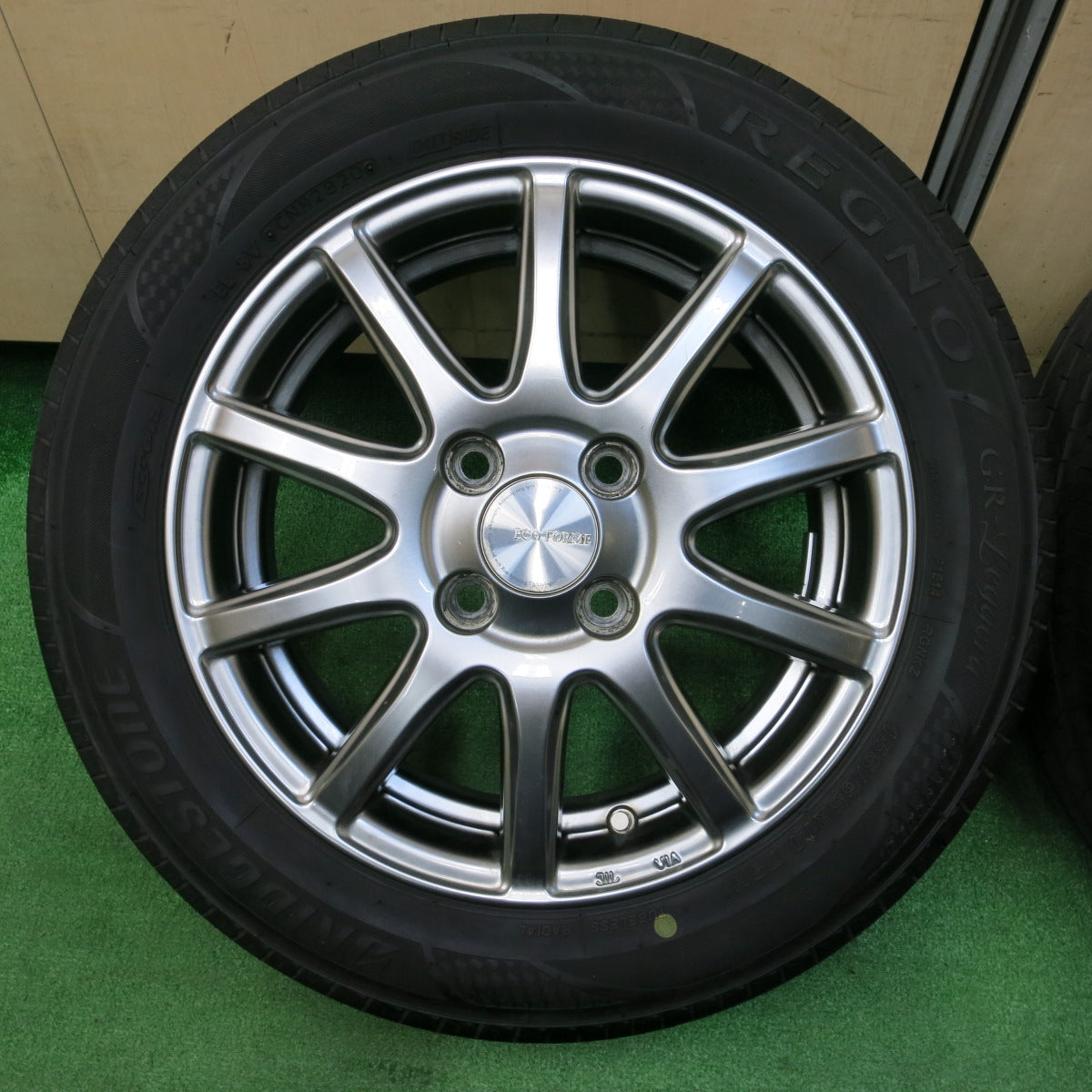 *送料無料*4本価格！20年★155/65R14 ブリヂストン レグノ GR-Leggera ECO FORME エコフォルム 14インチ PCD100/4H★4012206イノ