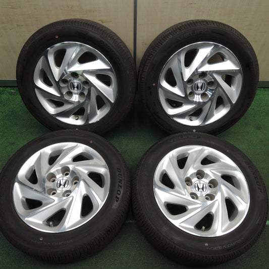 *送料無料* バリ溝!23年!9.5分★ホンダ エディックス 純正 205/55R16 ダンロップ VEURO VE304 16インチ PCD114.3/5H★4022205HAノ