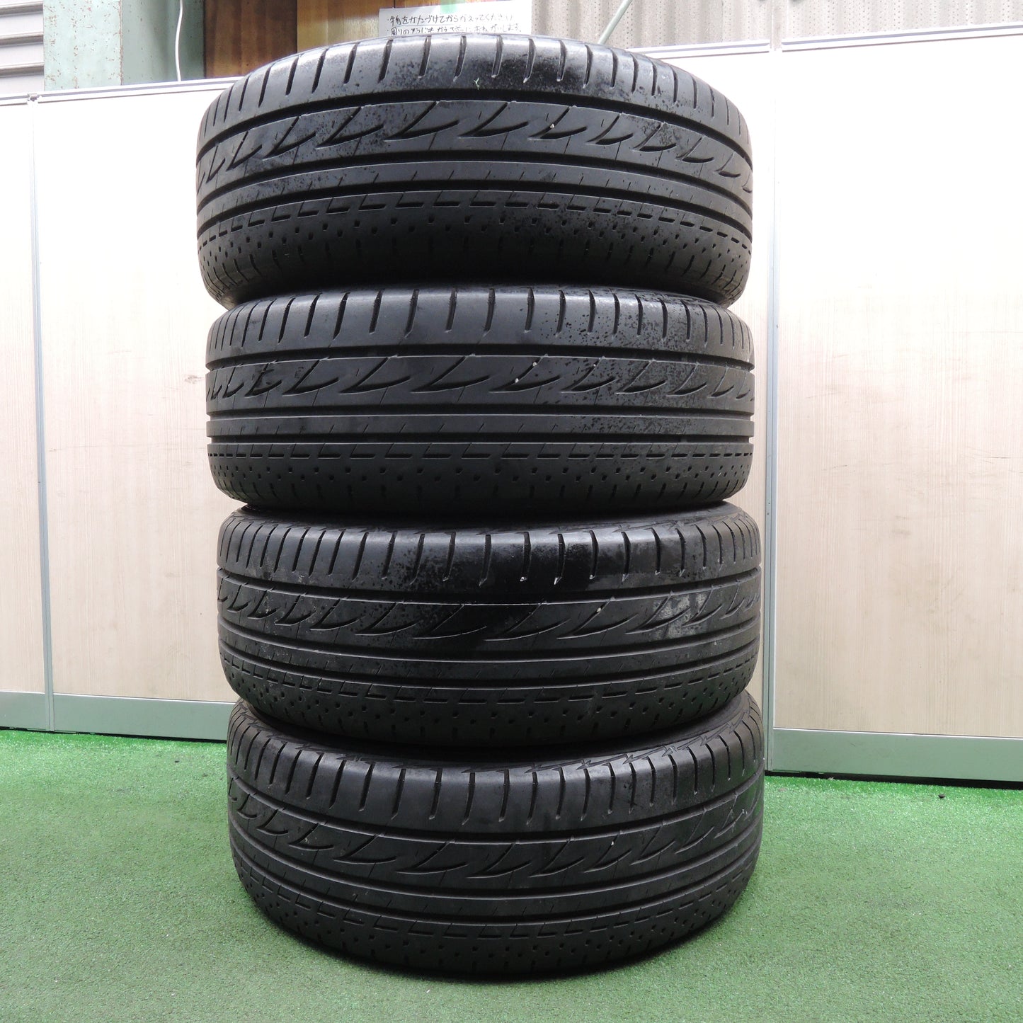 *送料無料*バリ溝！キレイ！8.5分★マツダ ビアンテ 純正 215/50R17 ブリヂストン LUFT RV エコピア 17インチ PCD114.3/5H★4012305NJノ