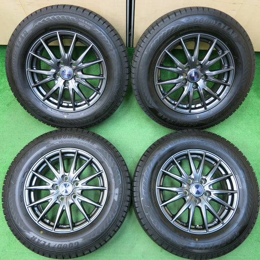 *送料無料*超バリ溝！22年！キレイ！ほぼ10分★スタッドレス 215/65R16 グッドイヤー アイスナビ8 VELVA SPORTZ ヴェルヴァ 16インチ PCD114.3/5H★4011710イス