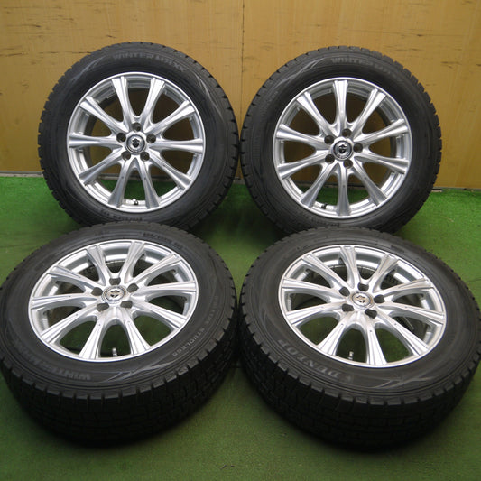 *送料無料*バリ溝！キレイ！9.5分★スタッドレス 205/60R16 ダンロップ ウインターマックス WM01 JOKER ジョーカー 16インチ PCD100/5H★4013004Hス