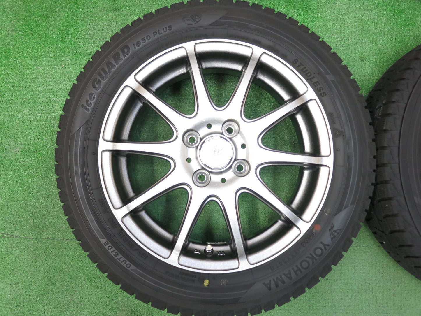 [送料無料]キレイ★スタッドレス 165/65R15 ヨコハマ アイスガード iG50 プラス LOXARNY SPORT BADX ロクサーニ 632 15インチ PCD100/4H★3012102ヒス