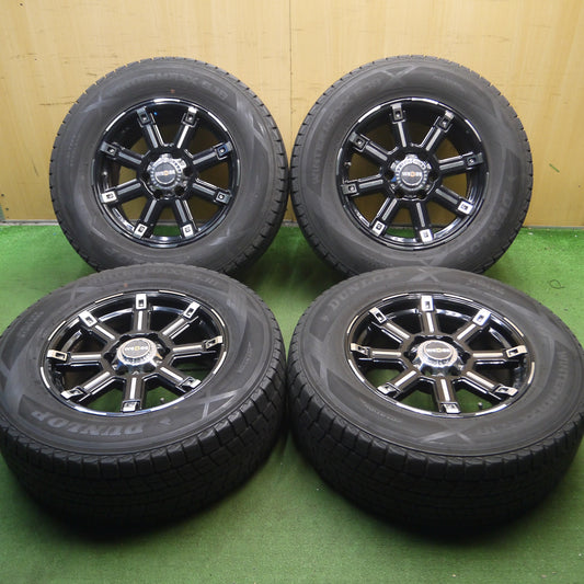 *送料無料*バリ溝!キレイ!9.5分★BahansTech WEDGE Stream 265/65R17 スタッドレス ダンロップ ウインターマックス SJ8 17インチ PCD139.7/6H★3121804Hス