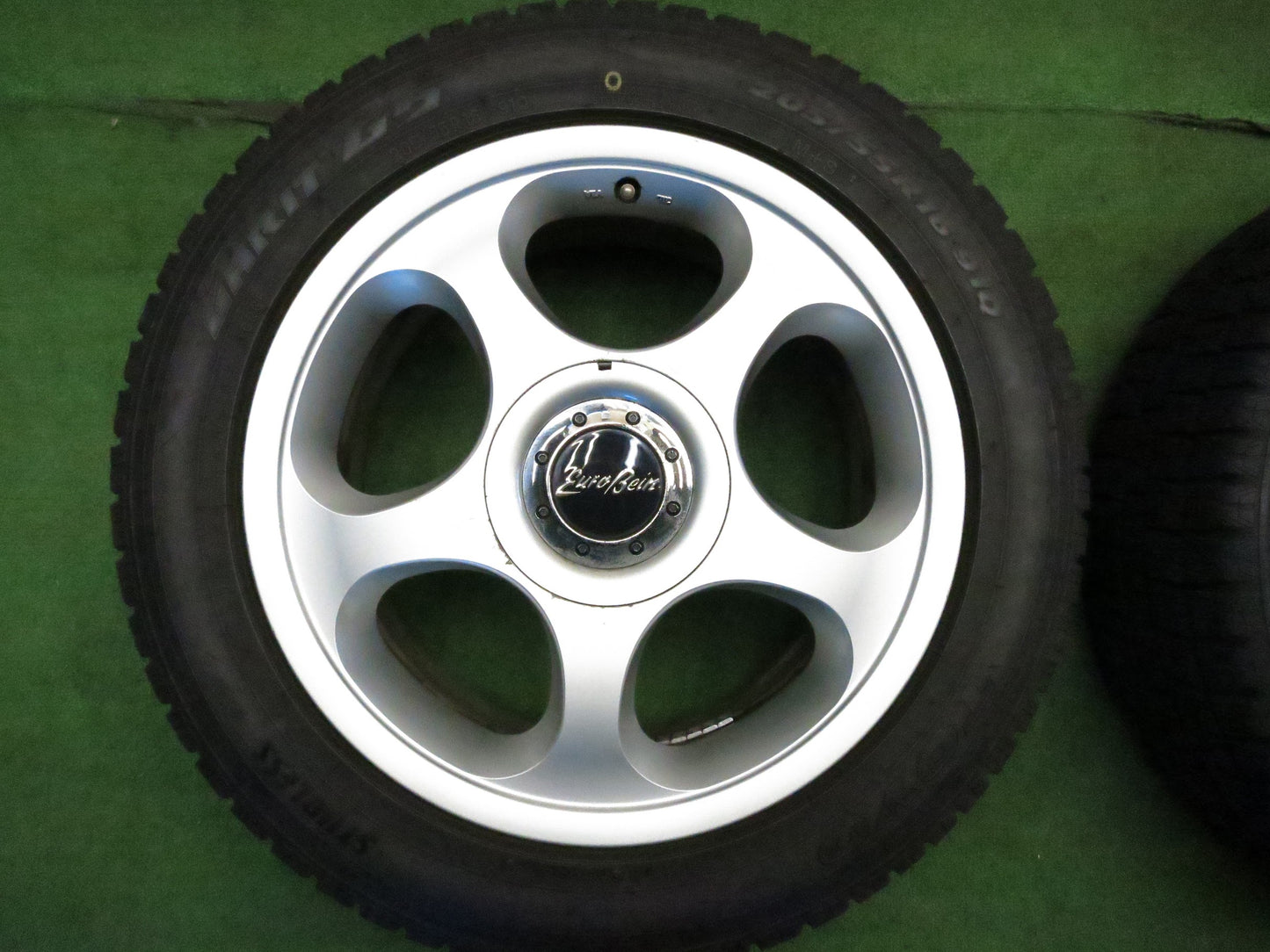 [送料無料]バリ溝！19年！9.5分★スタッドレス 205/55R16 トーヨー ガリット G5 EuroBein ユーロバイン 16インチ PCD100 114.3/5H マルチ★3011004Hス