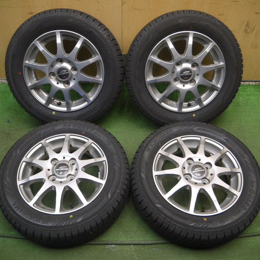 *送料無料* バリ溝!21年!ほぼ10分★スタッドレス 155/65R13 ヨコハマ アイスガード iG60 SCHNEIDER ATECH シュナイダー 13インチ PCD100/4H★4021301Hス