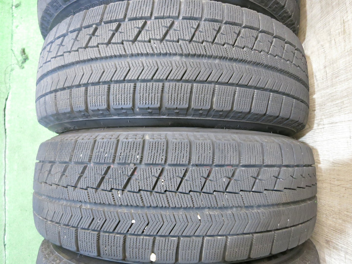 [送料無料]バリ溝！20年！キレイ！9分★スタッドレス 195/65R15 ブリヂストン ブリザック VRX BALMINUM バルミナ 15インチ PCD114.3/5H★2112802Hス