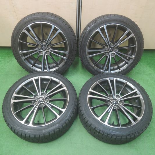 *送料無料* バリ溝！キレイ！9.5分★トヨタ 86 スバル BRZ 純正 215/45R17 スタッドレス ダンロップ ウインターマックス WM01 PCD100/5H★4022101SYス