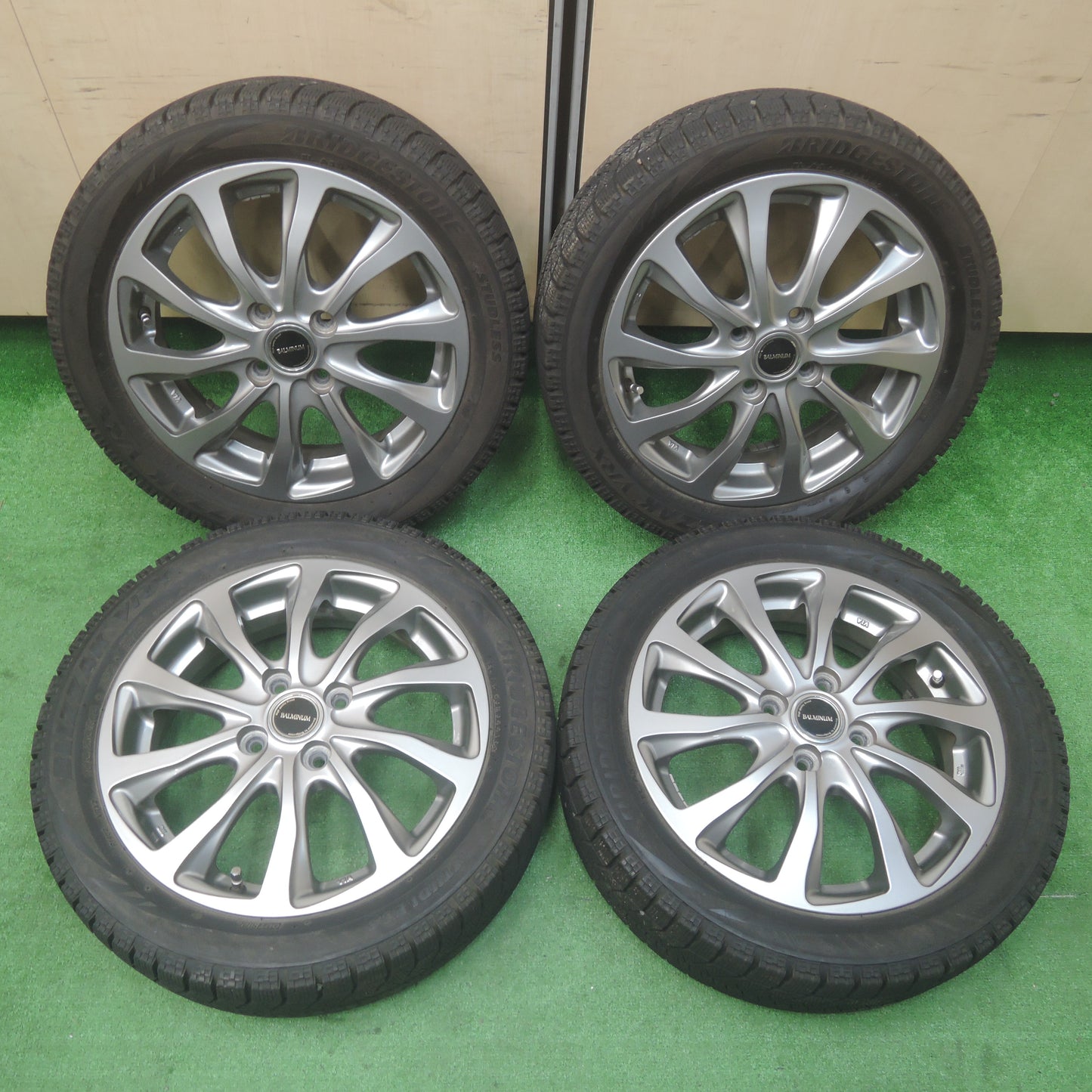 *送料無料*キレイ★スタッドレス 165/55R15 ブリヂストン ブリザック VRX BALMINUM バルミナ 15インチ PCD100/4H★3120609SYス