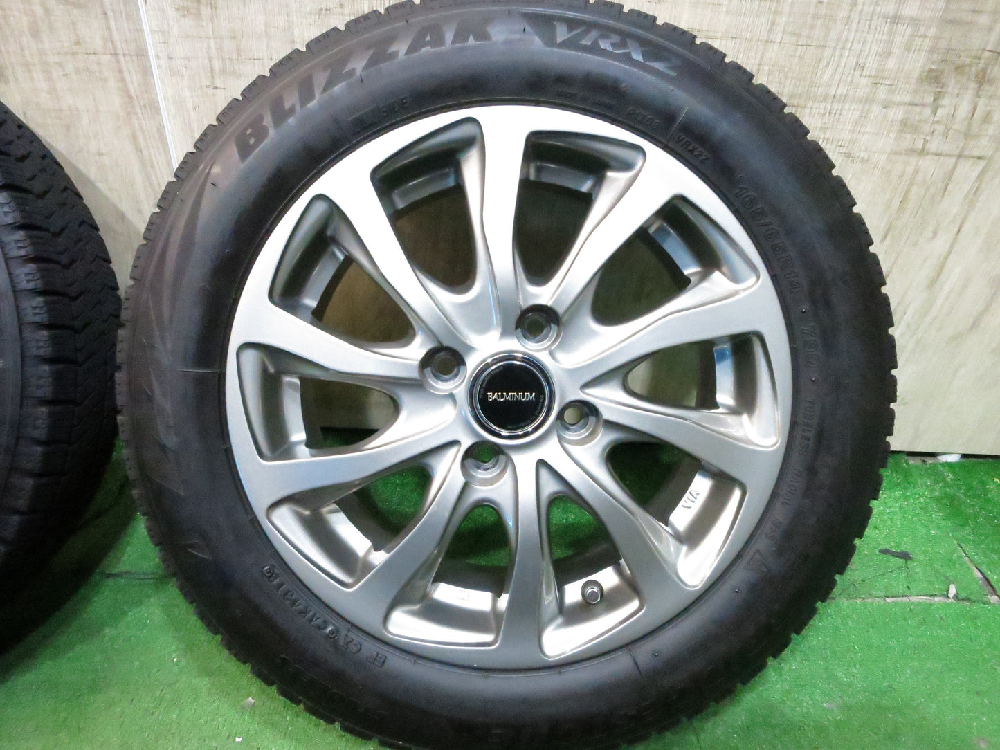 [送料無料]4本価格★★スタッドレス 165/65R14 ブリヂストン ブリザック VRX2 BALMINUM バルミナ 14インチ PCD100/4H★3011803Hス