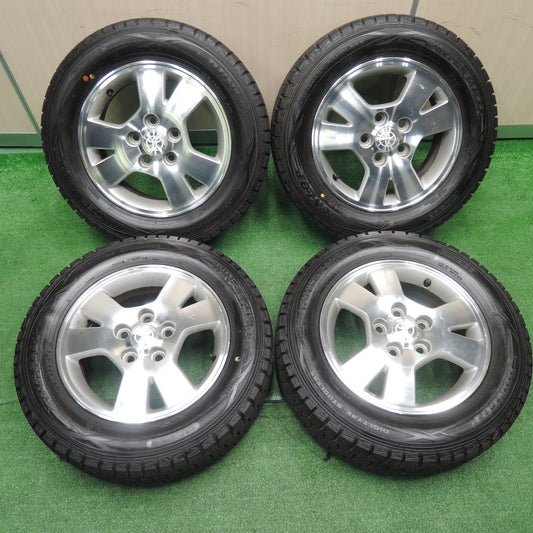 [送料無料]バリ溝！9.5分★トヨタ ノア ヴォクシー 純正 195/65R15 スタッドレス ダンロップ ウインターマックス WM01 15インチ PCD114.3/5H★3091204NJス