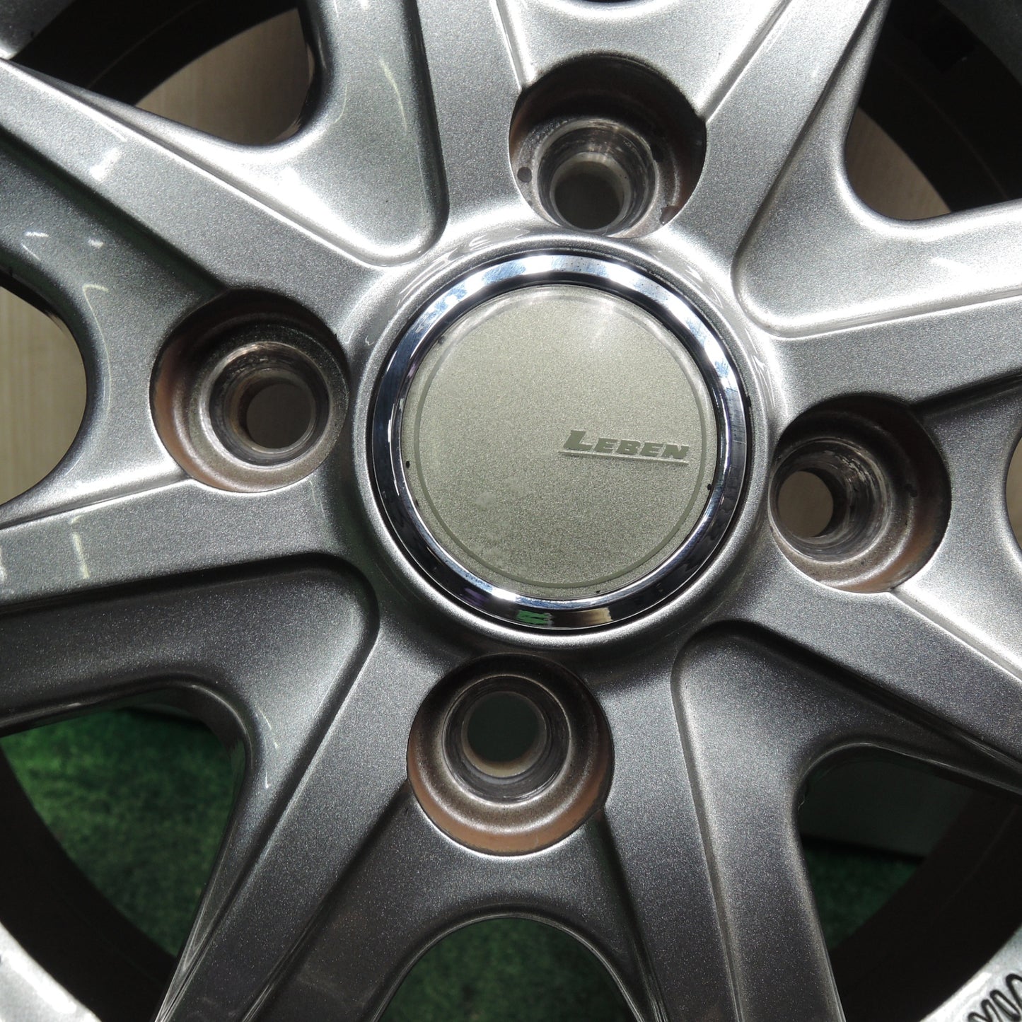 *送料無料* バリ溝！21年！キレイ！9分★155/65R13 ヨコハマ S306 LEBEN レーベン 13インチ PCD100/4H★4021307TNノ