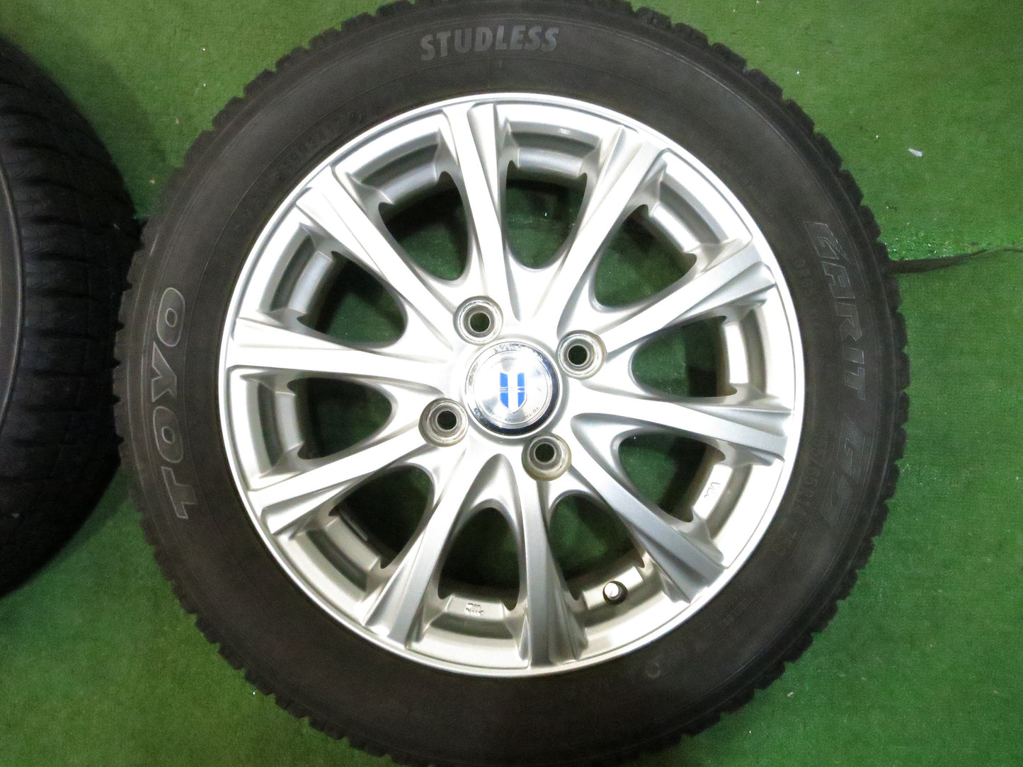 [送料無料]バリ溝！キレイ！8.5分★スタッドレス 155/65R14 トーヨー ガリット G5 NEXTA ネクスタ 14インチ PCD100/4H★3012011Hス