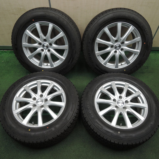 *送料無料* バリ溝！キレイ！9.5分以上★スタッドレス 225/65R17 グッドイヤー アイスナビ SUV ravrion RS01 17インチ PCD114.3/5H★4030203HAス