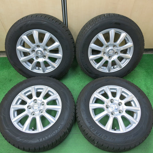 [送料無料]バリ溝！20年！9.5分★スタッドレス 195/65R15 ヨコハマ アイスガード iG60 JOKER weds ジョーカー 15インチ PCD114.3/5H★3041902ヒス