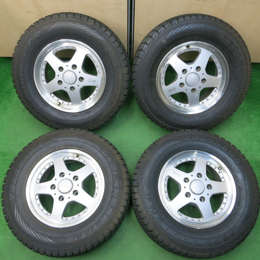 *送料無料* 超バリ溝!ほぼ10分★ランクル 等 275/65R17 スタッドレス ヨコハマ ジオランダー i/T-S CV928 17インチ PCD150/5H★4022604イス