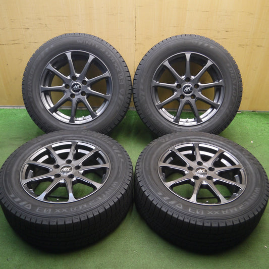 *送料無料*バリ溝！22年！キレイ！ほぼ10分★ワーゲン 等 AFT 215/60R16 スタッドレス ダンロップ ウインターマックス03 16インチ PCD112/5H★4012211Hス