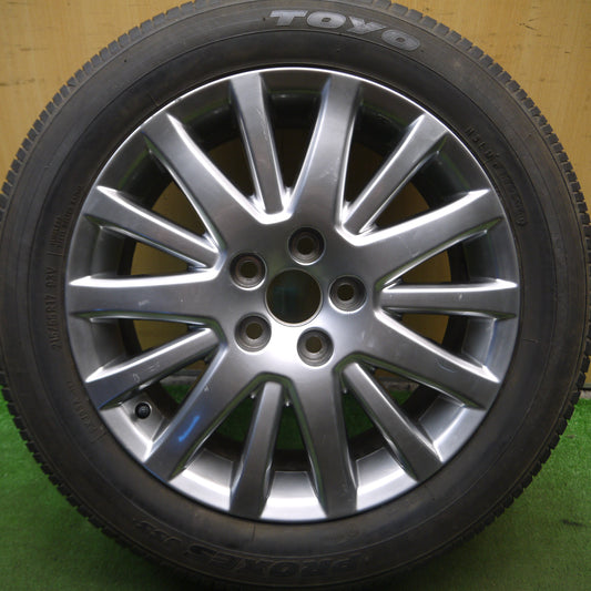 *送料無料*バリ溝!8.5分★トヨタ 18系 クラウン マジェスタ 純正 215/55R17 トーヨー プロクセス J33 17インチ PCD114.3/5H★3121912Hノ