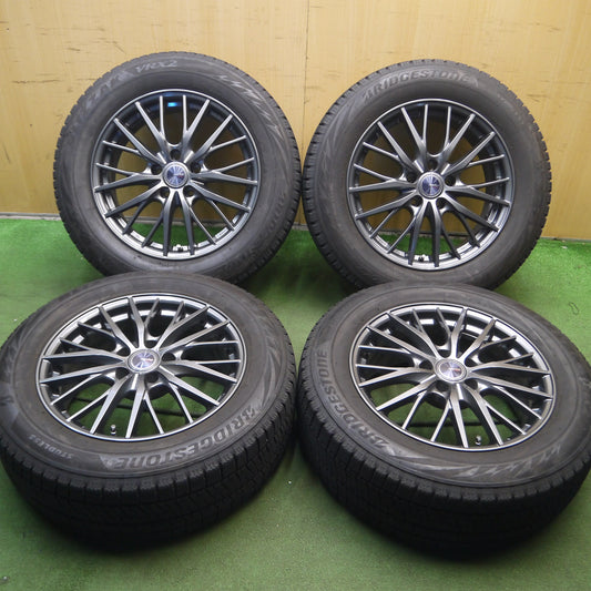 *送料無料*バリ溝!キレイ!9.5分★スタッドレス 225/60R17 ブリヂストン ブリザック VRX2 ravrion RM01 ラブリオン 17インチ PCD114.3/5H★3120802Hス