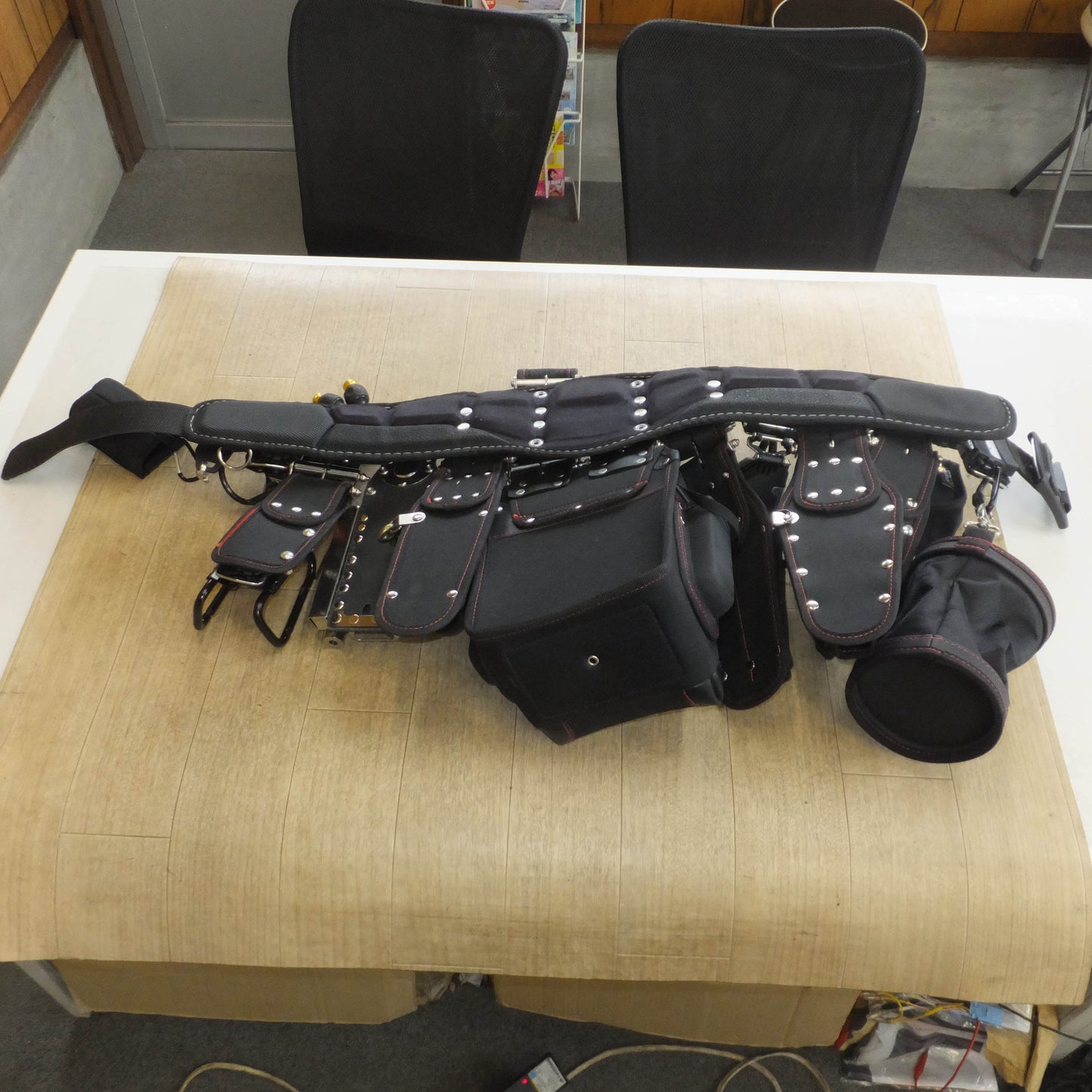 [送料無料]美品★ニックス KNICKS 腰袋 安全ベルト など 連結 セット★