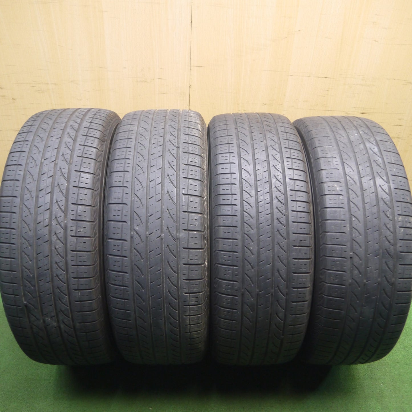 *送料無料* キレイ！20年★トヨタ RAV4 アドベンチャー 純正 235/55R19 ヨコハマ AVID GT S35 19インチ PCD114.3/5H★4022011Hノ