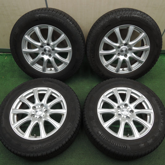 *送料無料*バリ溝!9分★スタッドレス 225/65R17 コンチネンタル コンチバイキング コンタクト6 LAUFBAHN 17インチ PCD114.3/5H★3122913HAス