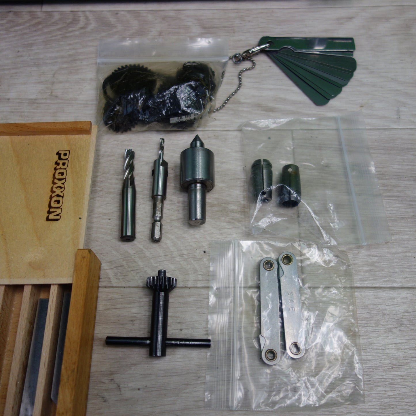 [送料無料] 美品☆PROXXON プロクソン 卓上小型旋盤 マイクロミーリング セット No.24004 No.24106 No.24098 等 組み合わせ品 工具 DIY