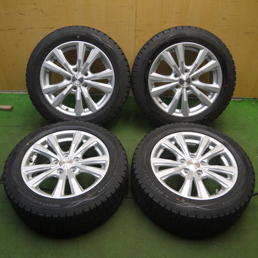 *送料無料*バリ溝！キレイ！9.5分以上★ワーゲン等 AGA 205/55R16 スタッドレス ダンロップ ウインターマックス WM01 16インチ PCD112/5H★4010802ナス