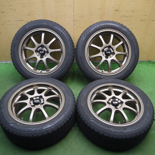 *送料無料* バリ溝!キレイ!8.5分★スタッドレス LM SPORT 195/55R16 ヨコハマ アイスガード iG60 LMスポーツ PCD100/4H★4022603Hス