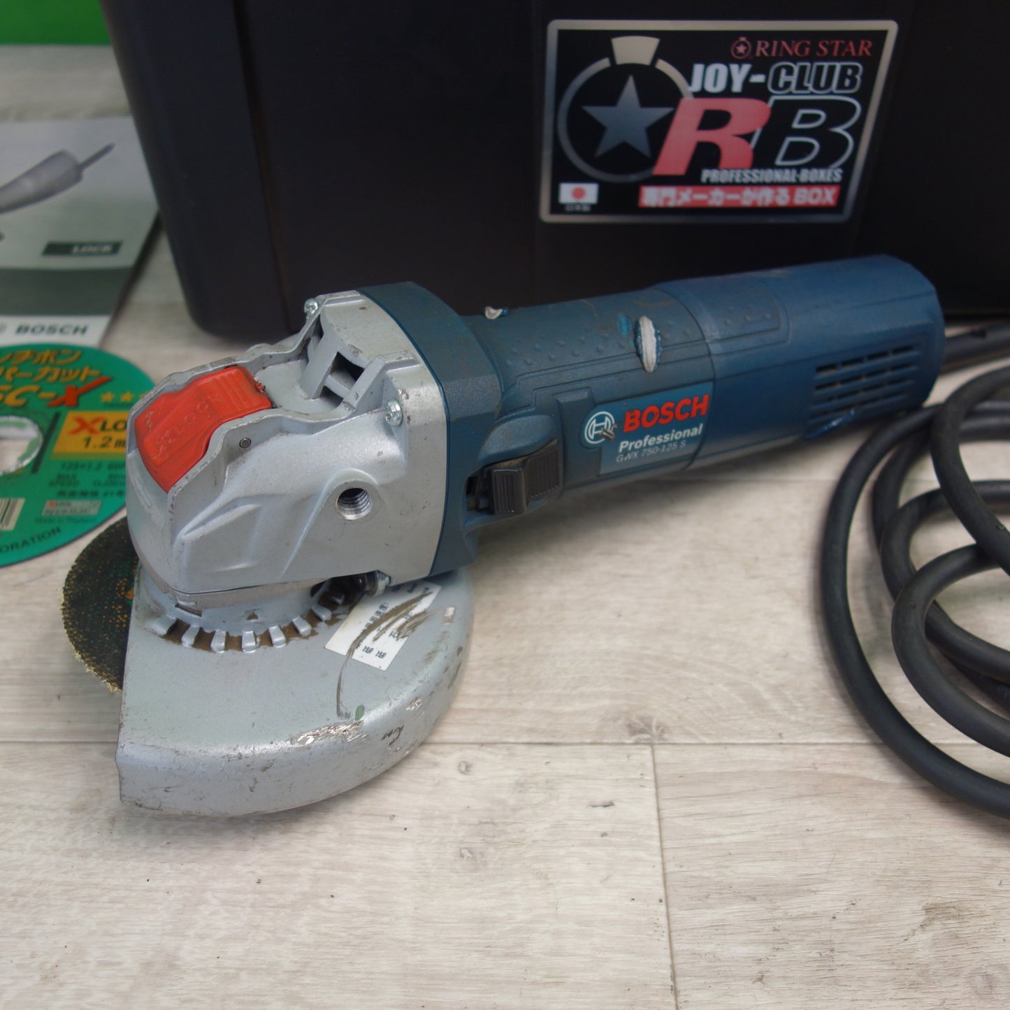 [送料無料] ☆BOSCH ボッシュ GWX750-125S ディスクグラインダー 100V 125mm 研磨 電動工具 DIY 大工☆