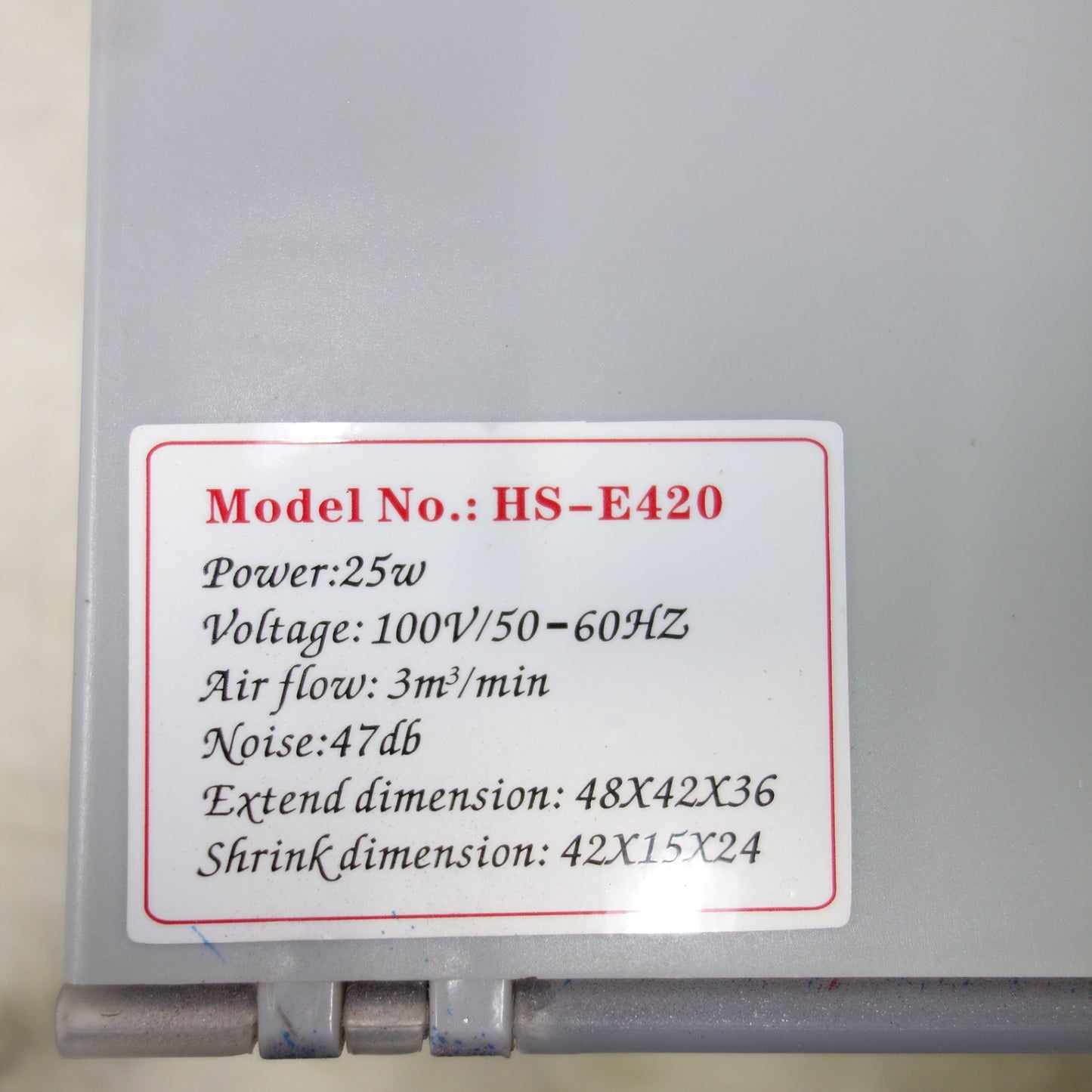[送料無料] ◆SPRAY BOOTH KIT スプレーブースキット HS-E420K 塗装ブース プラモデル等 AC100V 50/60Hz◆